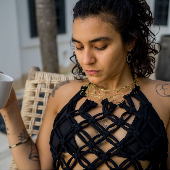 AFRODITA cover up macrame - Picture 2 of 4